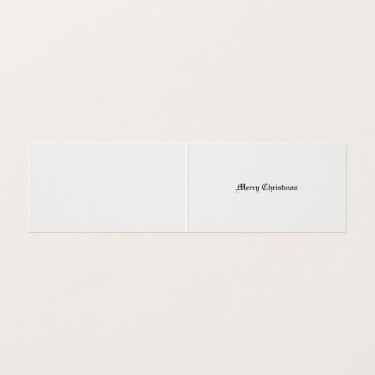 スカルクリスマスカード (内部フラット)