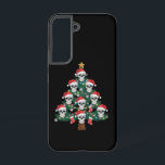 スカルクリスマスツリーパジャマクールスケルトンサンタ SAMSUNG GALAXY S22ケース<br><div class="desc">スカルクリスマスツリーパジャマクールスケルトンサンタハットクリスマス</div>