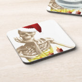 スカルクリスマス コースター (左側)