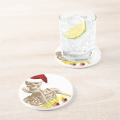 スカルクリスマス コースター (側面)