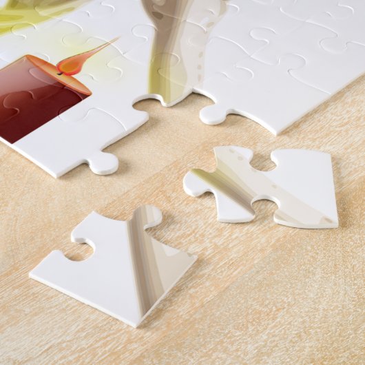 スカルクリスマス ジグソーパズル (側面)