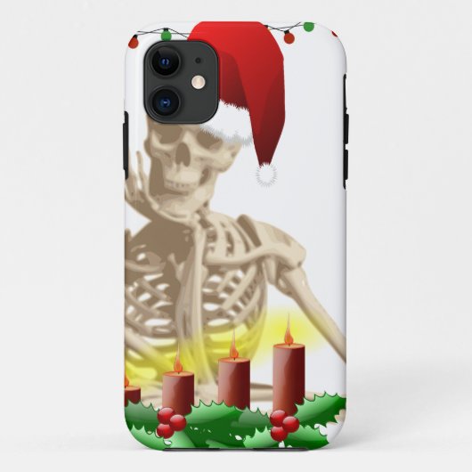 スカルクリスマス Case-Mate iPhoneケース (裏面)