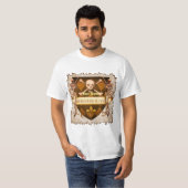 スカルクルーシールド Tシャツ (正面フル)