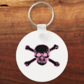スカルクロスボーンキーチェーン キーホルダー (正面)