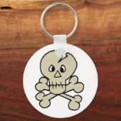 スカルクロスボーンキーホルダー キーホルダー (正面)