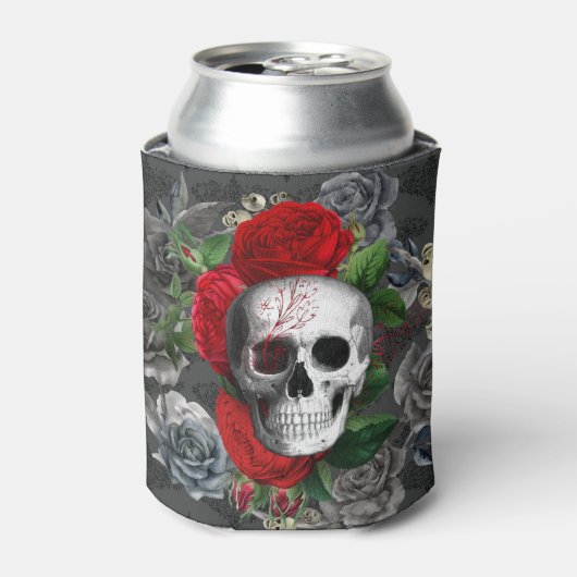 スカルクーラーボックス 缶クーラー (缶正面)