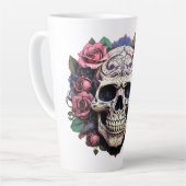 スカルクールラテマグカップ カフェラテマグ (左アングル)