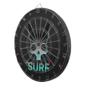 スカルグラフィティサーフキャット ダーツボード (正面右)