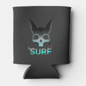 スカルグラフィティサーフキャット 缶クーラー (正面)