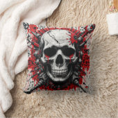 スカルグラフィティ装飾用クッション クッション (ブランケット)