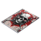 スカルグラフィティ – 赤、黒、および配線の変更 | 緩和曲線なし ノートブック (左側)