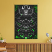 スカルグリーンバイオスパーク キャンバスプリント (インサイチュ (リビング))