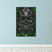 スカルグリーンバイオスパーク キャンバスプリント (インサイチュ (ウッドフロア))