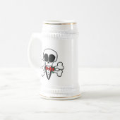 スカルグルームフルカスタマイズ ビールジョッキ (正面左)