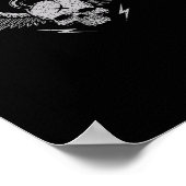 スカルケトルベルトレーニング強度訓練ジム ポスター (角)