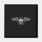 スカルケトルベルトレーニング強度訓練ジム マグネット (正面)