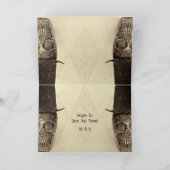 スカルゲイ氏とヴィンテージレトロセピア結婚ズ 案内状 (内部)