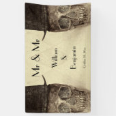 スカルゲイ氏とヴィンテージレトロセピア結婚ズ 横断幕 (縦)