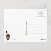 スカルコーヒーグラインダー ポストカード (裏面)