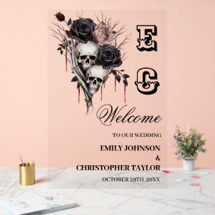 スカルゴシックア結婚クリル徴候 アクリルサイン