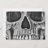 スカルゴシックグランドオープン白黒タトゥーショップ 招待状 (裏面)