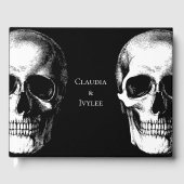 スカルゴシックハロウィン結婚ズゲストブック ゲストブック (正面)