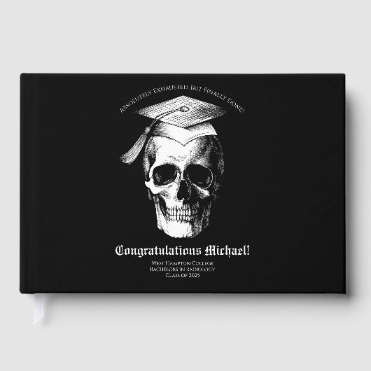 スカルゴシック学修士会放射線学 ゲストブック (正面)