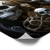 スカルゴシック様式ホラーゴシック超現実美術 ポスター (角)