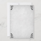 スカルゴシック結婚体 招待状 (裏面)