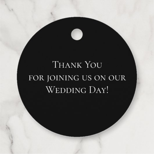 スカルゴシック結婚式の引き出物ラベル フェイバータグ (裏面)