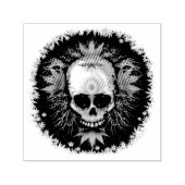 スカルサイケデリックトリップ(幻覚体験)のような爆破マグス セルフインキングスタンプ (デザイン)