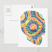 スカルサイケデリックII ポストカード (正面/裏面)