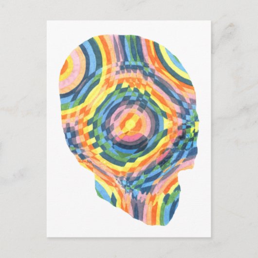 スカルサイケデリックII ポストカード (正面)