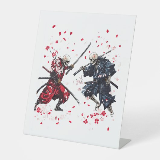 スカルサムライデュエル 台座サイン (正面)