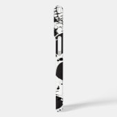 スカルシグランジームレスブラックパターン Case-Mate iPhoneケース (裏面 / 左)