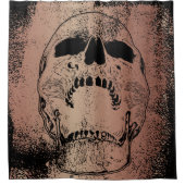 スカルシャワーカーテン – 悲鳴スカル シャワーカーテン (正面)