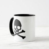 スカルシンプルとクロスボーン マグカップ (正面左)