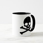 スカルシンプルとクロスボーン マグカップ (正面右)