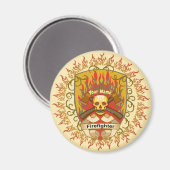 スカルシールド消防マグネット マグネット (正面/裏面)