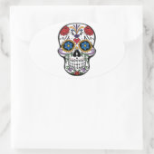 スカルシール 楕円形シール (バッグ)