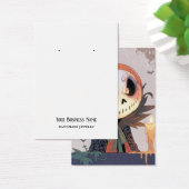 スカルジャッキ – O – ランタンイヤリングディスプレイカード (デスク)