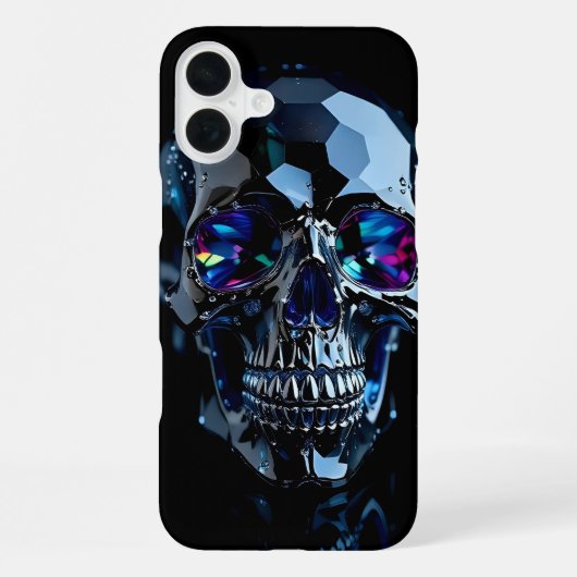 スカルジュエル iPhoneケース (裏面)