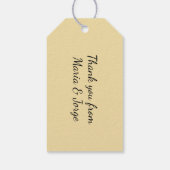 スカルスウィートハート、カスタム ギフトタグ (裏面)