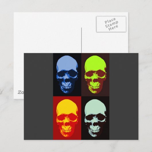 スカルスカル ポストカード (正面/裏面)