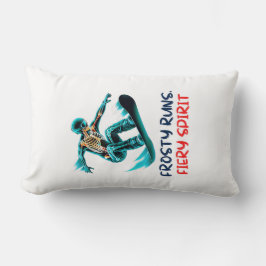 スカルスケルトンスノーボードスリルアドベンチャー ランバークッション