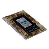 スカルスケルトンハロウィーンデスモーリエンジラードプラ ノートブック (右側)