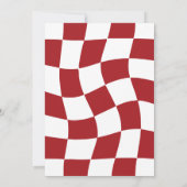 スカルスケルトンバッドトゥザボーン2歳の誕生日 招待状 (裏面)