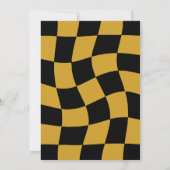 スカルスケルトン Bad to the Bone 2歳の誕生日 招待状 (裏面)