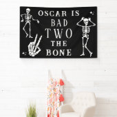 スカルスケルトン Bad to the Bone 2歳の誕生日 横断幕 (インサイチュ)