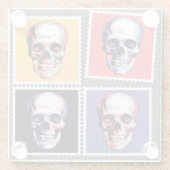 スカルスタンプ ガラスコースター (裏面)